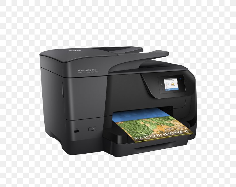 Hewlett-Packard HP Officejet Pro 8710 Multi-function Printer, PNG, 650x650px, Hewlettpackard, Duplex Printing, Electronic Device, Hp Laserjet Pro M281, Ink Cartridge Download Free