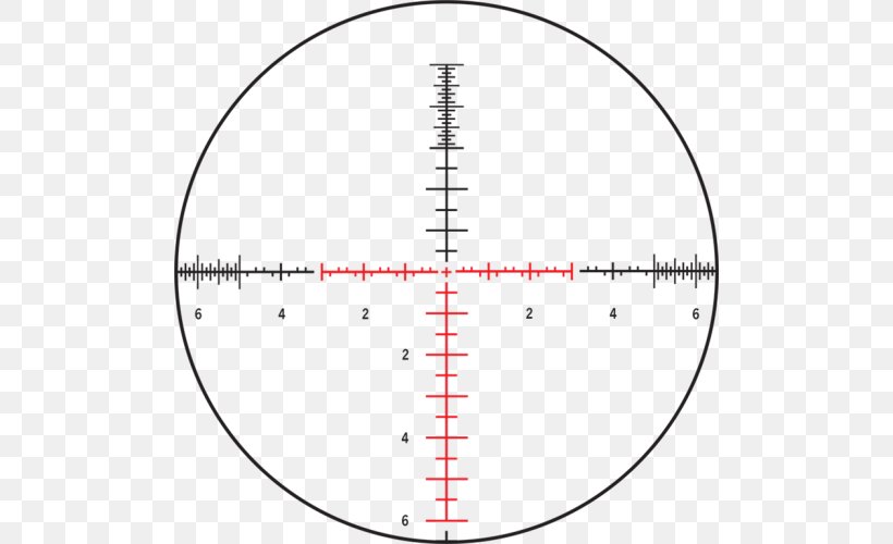 Reticle Telescopic Sight Milliradian Long Range Shooting Bushnell Corporation, PNG, 500x500px, Watercolor, Cartoon, Flower, Frame, Heart Download Free