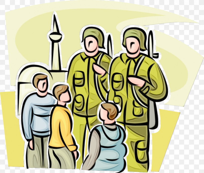 Clothing Team Yellow Profession Line, PNG, 827x700px, Watercolor, Area, Behavior, Clothing, Human Download Free