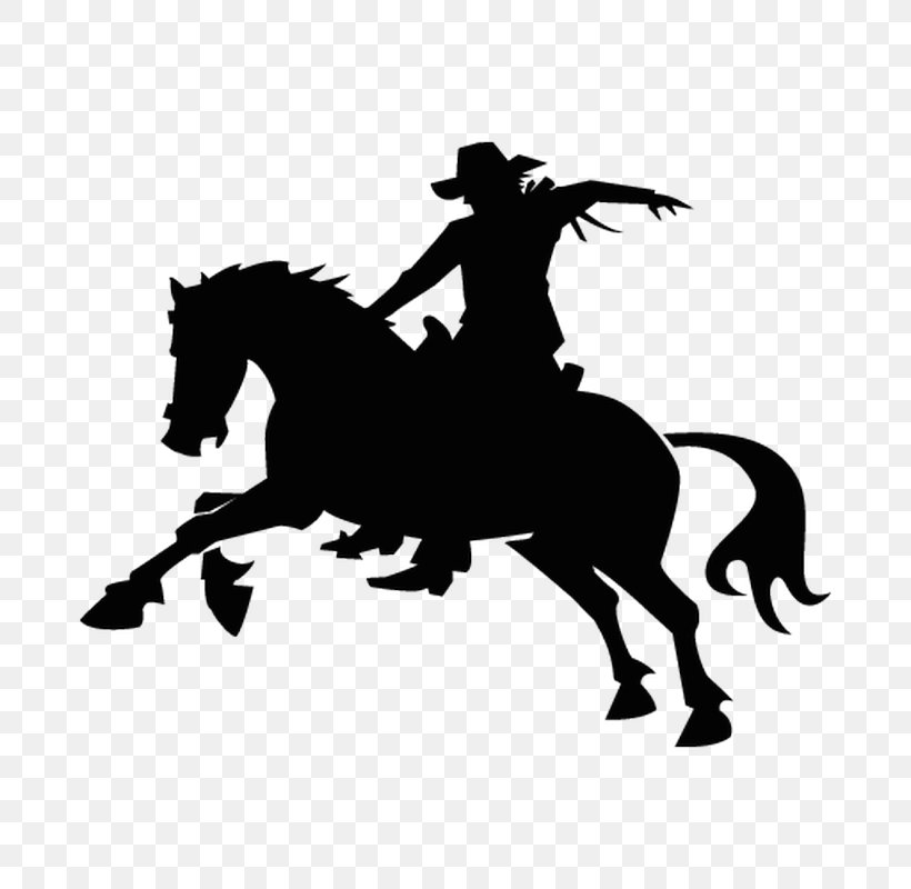Cowboy Vector Graphics Rodeo Silhouette Image, PNG, 800x800px, Cowboy, Animal Figure, Animal Sports, Blackandwhite, Drawing Download Free