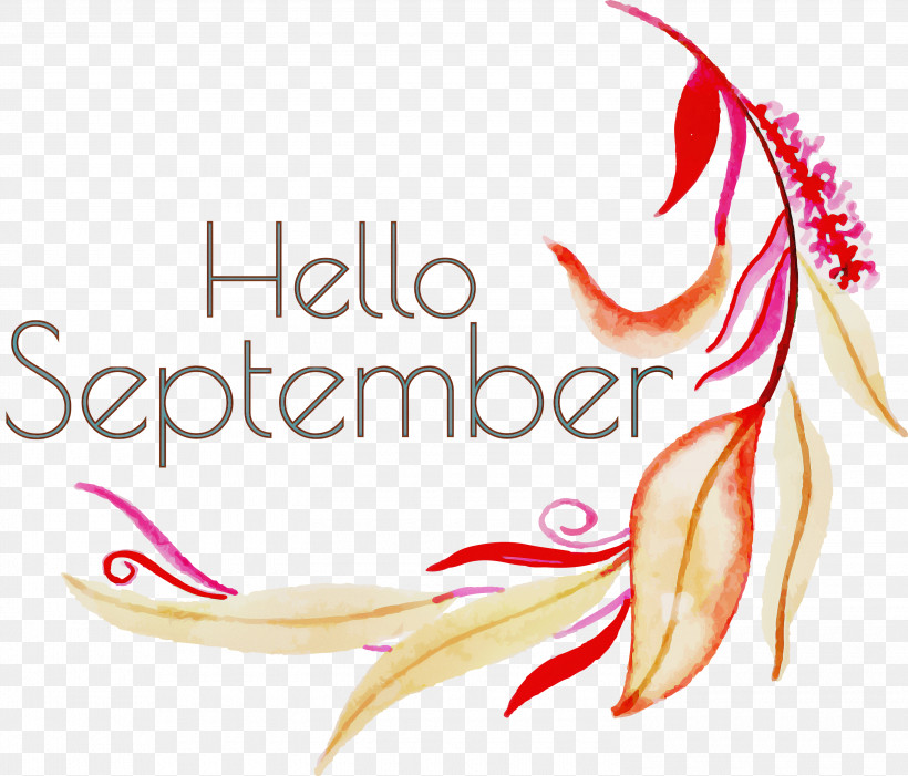 Hello September September, PNG, 3000x2566px, Hello September, Flower, Geometry, Line, Logo Download Free