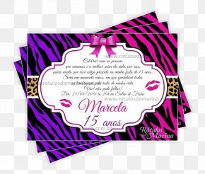 Party - Label Party Convite Fashion Pink PNG