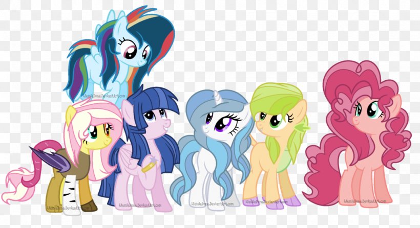 Pony Twilight Sparkle Applejack Princess Celestia Pinkie Pie, PNG, 1024x557px, Watercolor, Cartoon, Flower, Frame, Heart Download Free