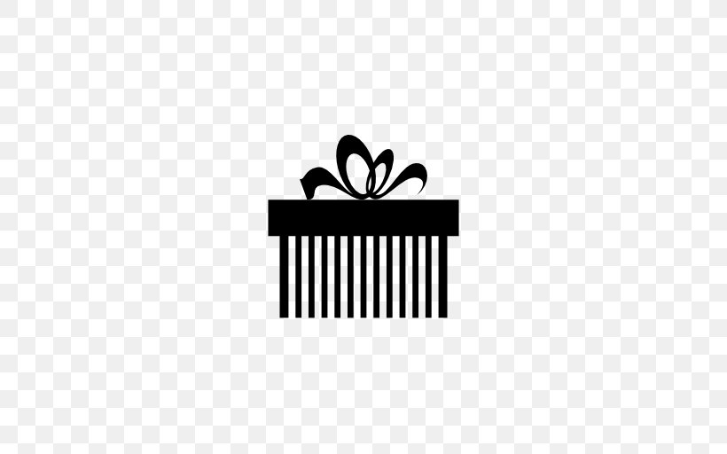 Gift Box, PNG, 512x512px, Gift, Black, Black And White, Box, Brand Download Free