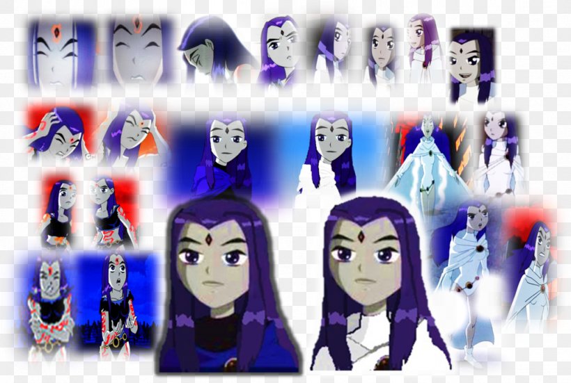 Raven Teen Titans Long Hair Art, PNG, 1024x689px, Watercolor, Cartoon, Flower, Frame, Heart Download Free