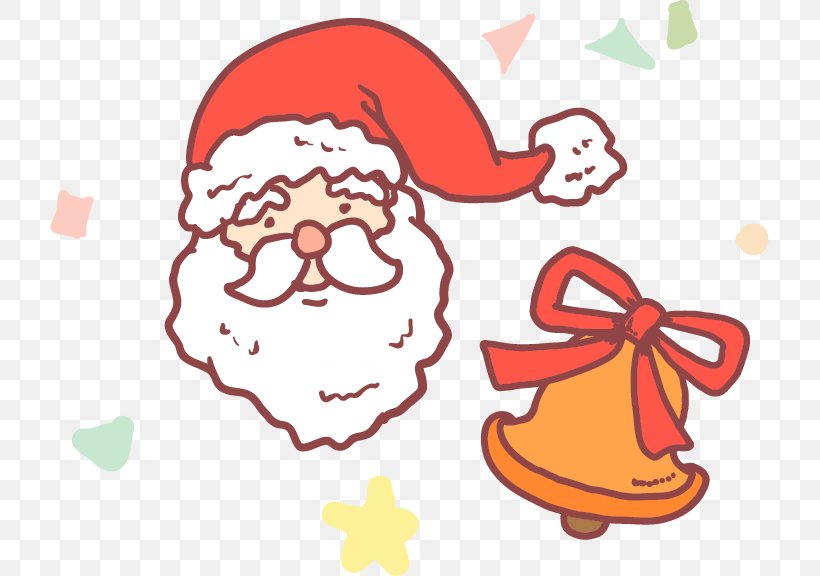 Santa Claus Christmas Illustration, PNG, 719x576px, Watercolor, Cartoon, Flower, Frame, Heart Download Free