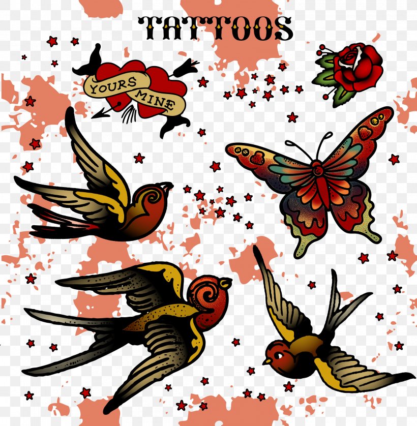 Tattoo Stock Photography Clip Art, PNG, 2335x2389px, Tattoo, Art, Brush Footed Butterfly, Butterfly, Fauna Download Free
