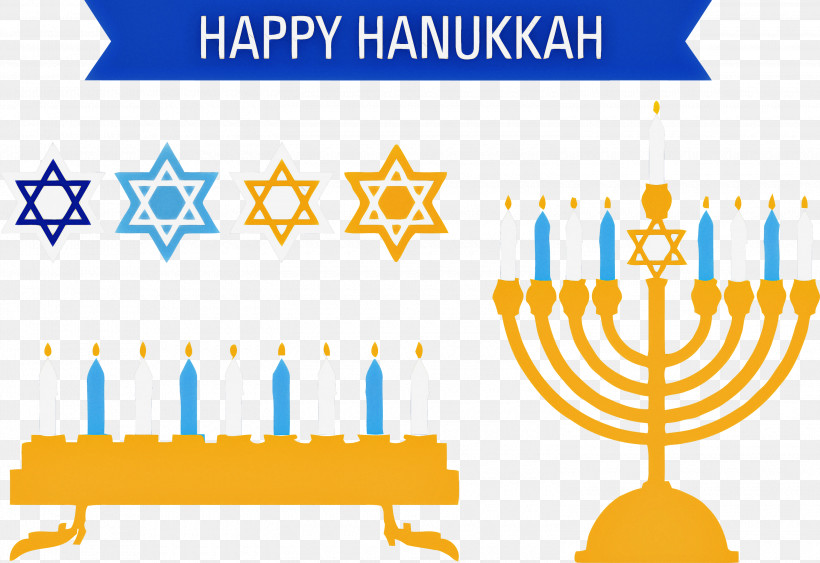 Happy Hanukkah Hanukkah, PNG, 3000x2063px, Happy Hanukkah, Birthday Candle, Candle Holder, Event, Hanukkah Download Free