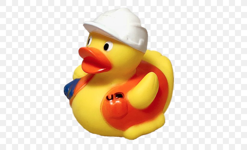 Rubber Duck Yellow Toy Architectural Engineering, PNG, 500x500px, Duck, Architectural Engineering, Beak, Bird, Blueprint Download Free
