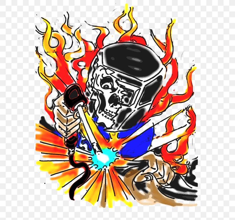 Welding Helmet Skull Welder Clip Art, PNG, 614x768px, Welding, Art, Decal, Fictional Character, Headgear Download Free