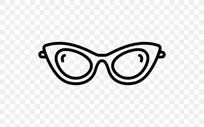Cat Eye Glasses Cat Eye Glasses Clip Art, PNG, 512x512px, Glasses, Black, Black And White, Cat, Cat Eye Glasses Download Free