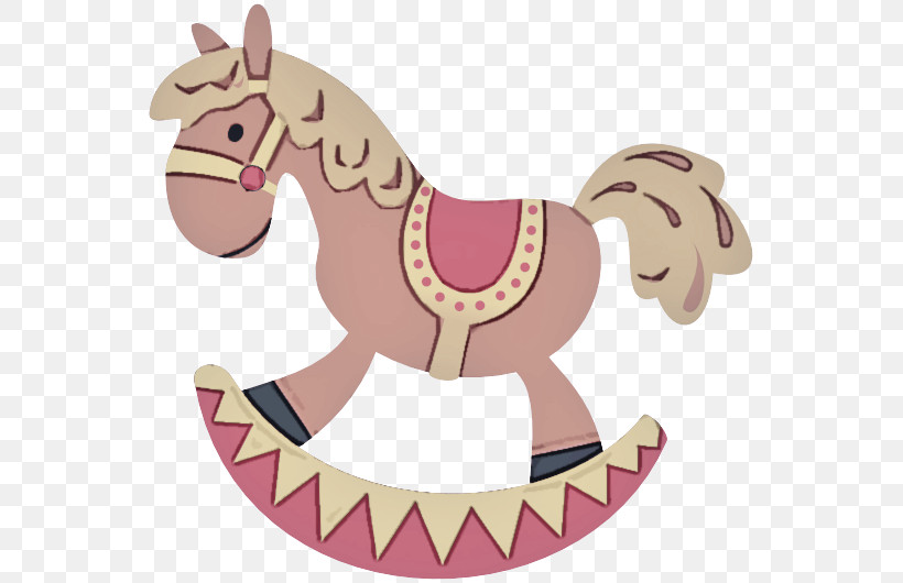 Horse Animal Figure Cartoon Pink Pony, PNG, 555x530px, Horse, Animal Figure, Cartoon, Horse Supplies, Livestock Download Free