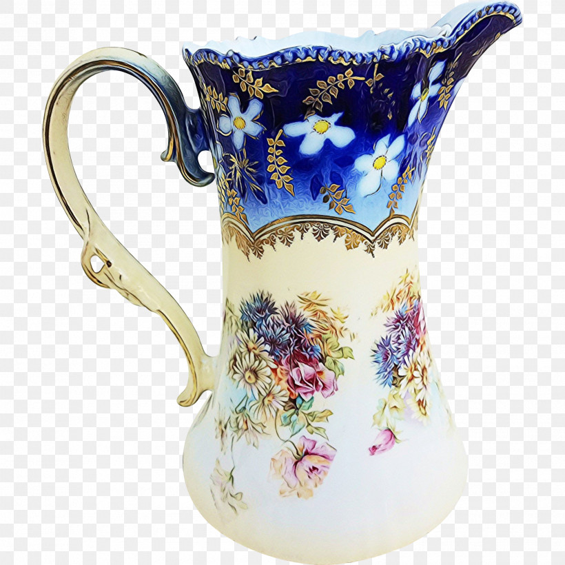 Jug Mug Porcelain Vase Cobalt Blue, PNG, 1885x1885px, Watercolor, Cobalt, Cobalt Blue, Jug, Mug Download Free