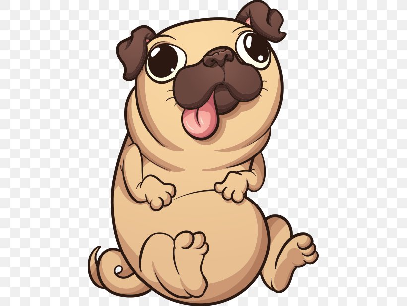 Pug Puppy Clip Art, PNG, 618x618px, Pug, Carnivoran, Cartoon, Companion Dog, Dog Download Free