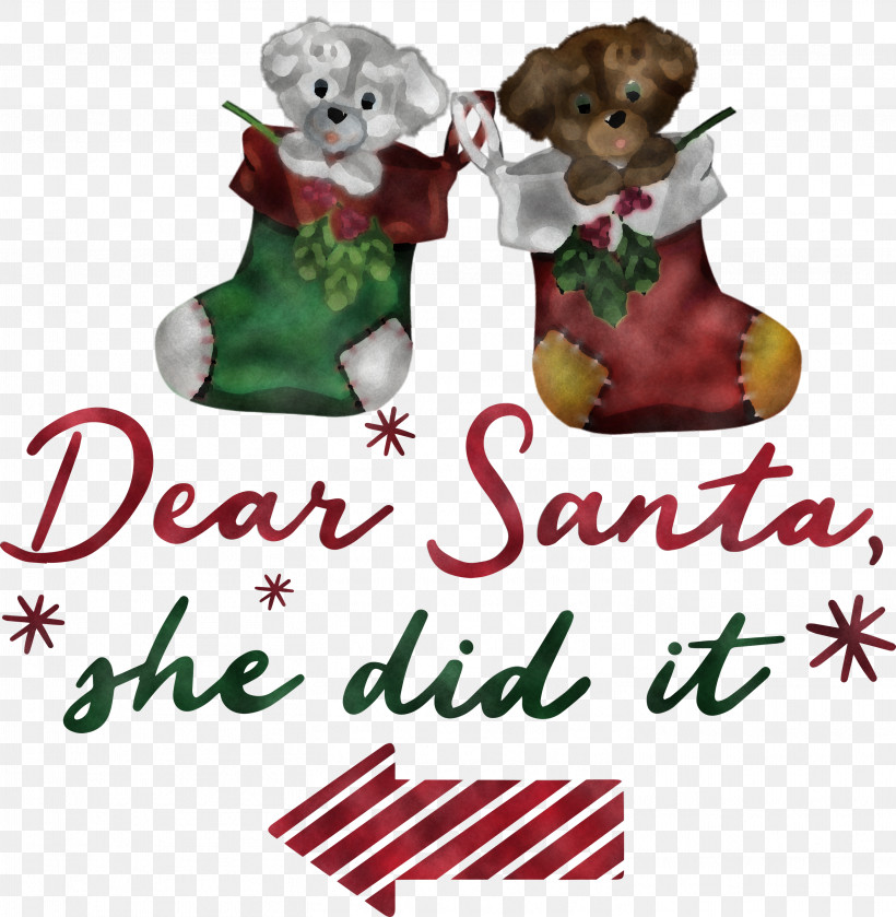 Dear Santa Santa Claus Christmas, PNG, 2929x3000px, Dear Santa, Breed, Christmas, Christmas Day, Christmas Ornament Download Free