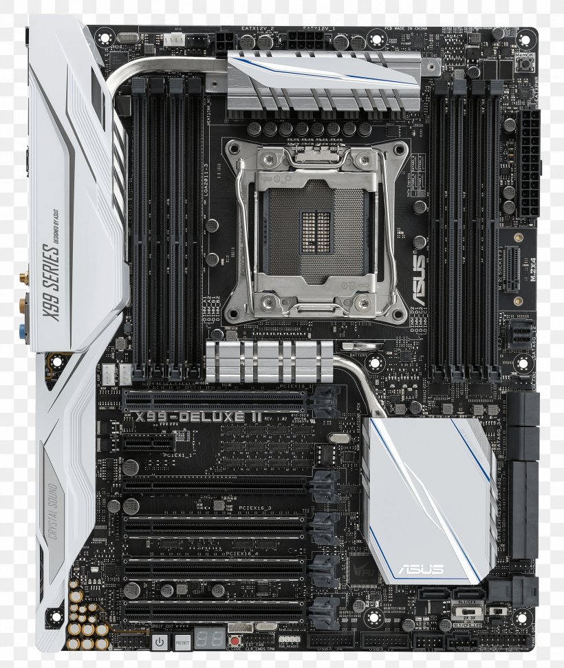 Intel X99 LGA 2011 ASUS Motherboard, PNG, 2533x3000px, Intel, Asus, Atx, Computer, Computer Accessory Download Free