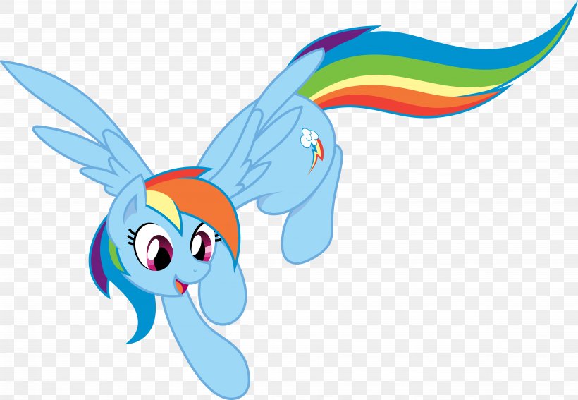 Rainbow Dash Drawing Clip Art, PNG, 7814x5409px, Watercolor, Cartoon, Flower, Frame, Heart Download Free