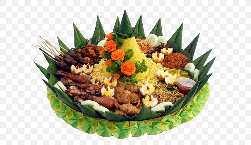 Tumpeng Nasi Kuning Indonesian Cuisine Vegetarian Cuisine Nasi Goreng, PNG, 634x476px, Tumpeng, Asian Food, Bento, Cooked Rice, Cuisine Download Free
