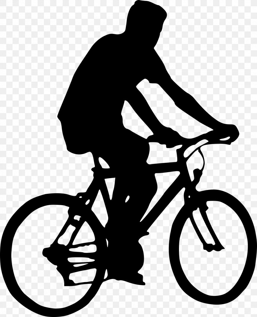Cycling Bicycle Silhouette Clip Art, PNG, 1950x2400px, Cycling, Bicycle, Bicycle Accessory, Bicycle Drivetrain Part, Bicycle Frame Download Free