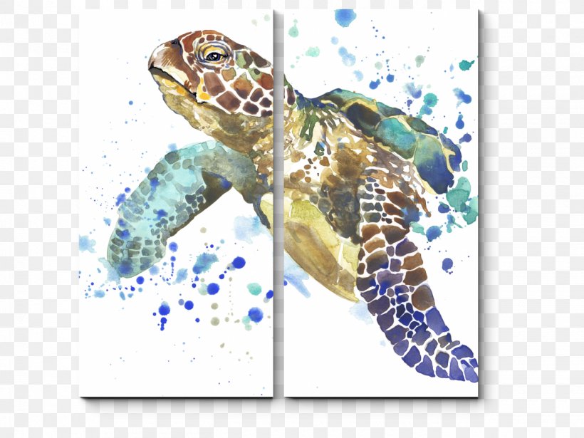 Sea Turtles (Under The Sea Watercolor Painting, PNG, 1400x1050px, Turtle, Art, Box Turtle, Canvas, Emydidae Download Free
