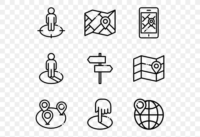 Pack Collection, PNG, 600x564px, Icon Design, Area, Art, Black And White, Diagram Download Free