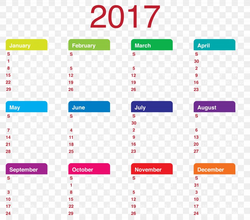 Clip Art Calendar Image Transparency, PNG, 8000x7032px, 2018, Calendar, Area, Brand, Calendar Date Download Free