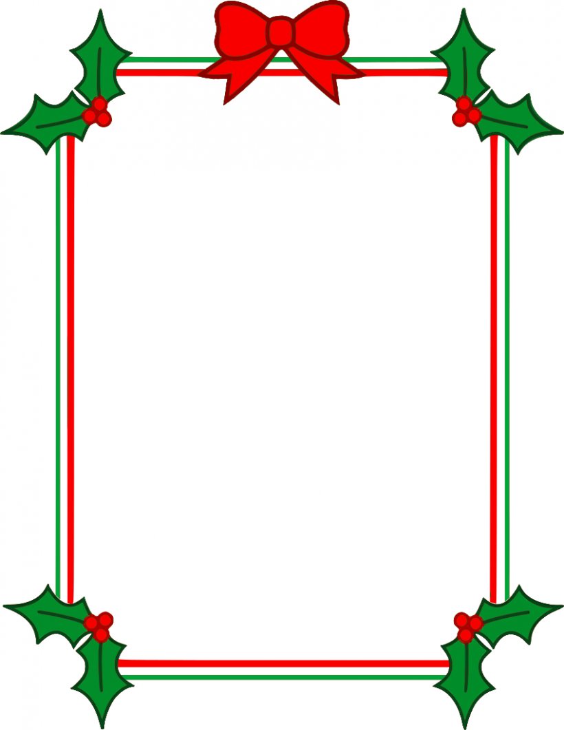 Christmas Microsoft Word Free Content Clip Art, PNG, 850x1100px, Christmas, Area, Artwork, Blog, Border Download Free