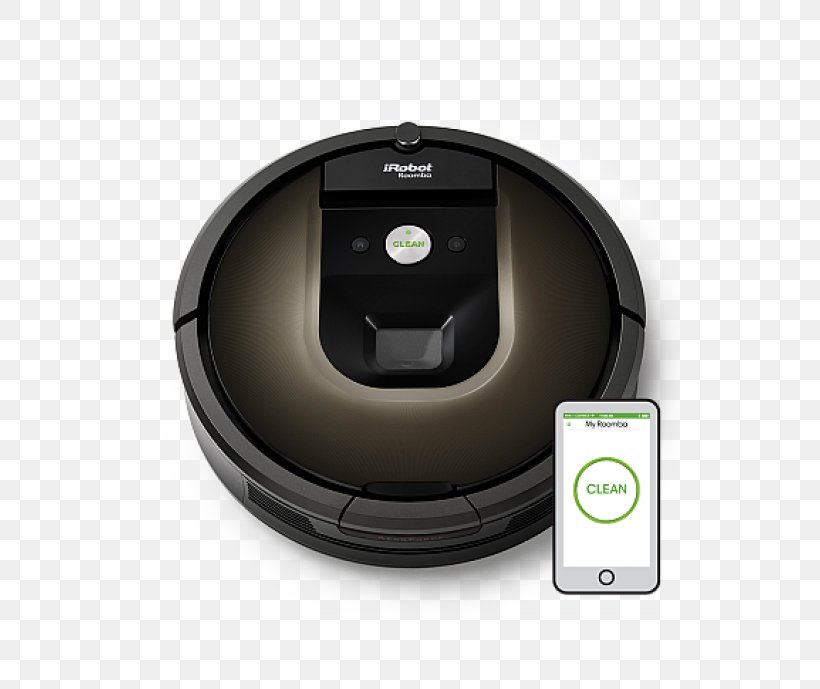 Robotic Vacuum Cleaner IRobot Roomba 980, PNG, 540x689px, Robotic Vacuum Cleaner, Cleaner, Cleaning, Electronics, Electronics Accessory Download Free