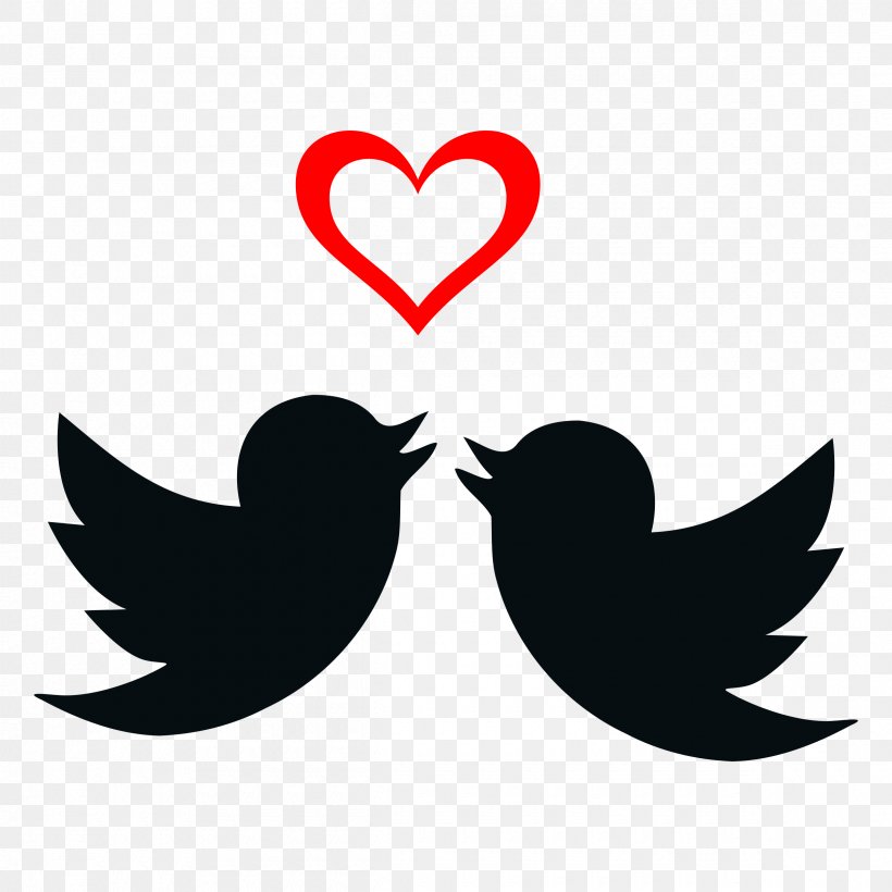 Social Media YouTube Love Business Service, PNG, 2400x2400px, Social Media, Beak, Bird, Black And White, Business Download Free