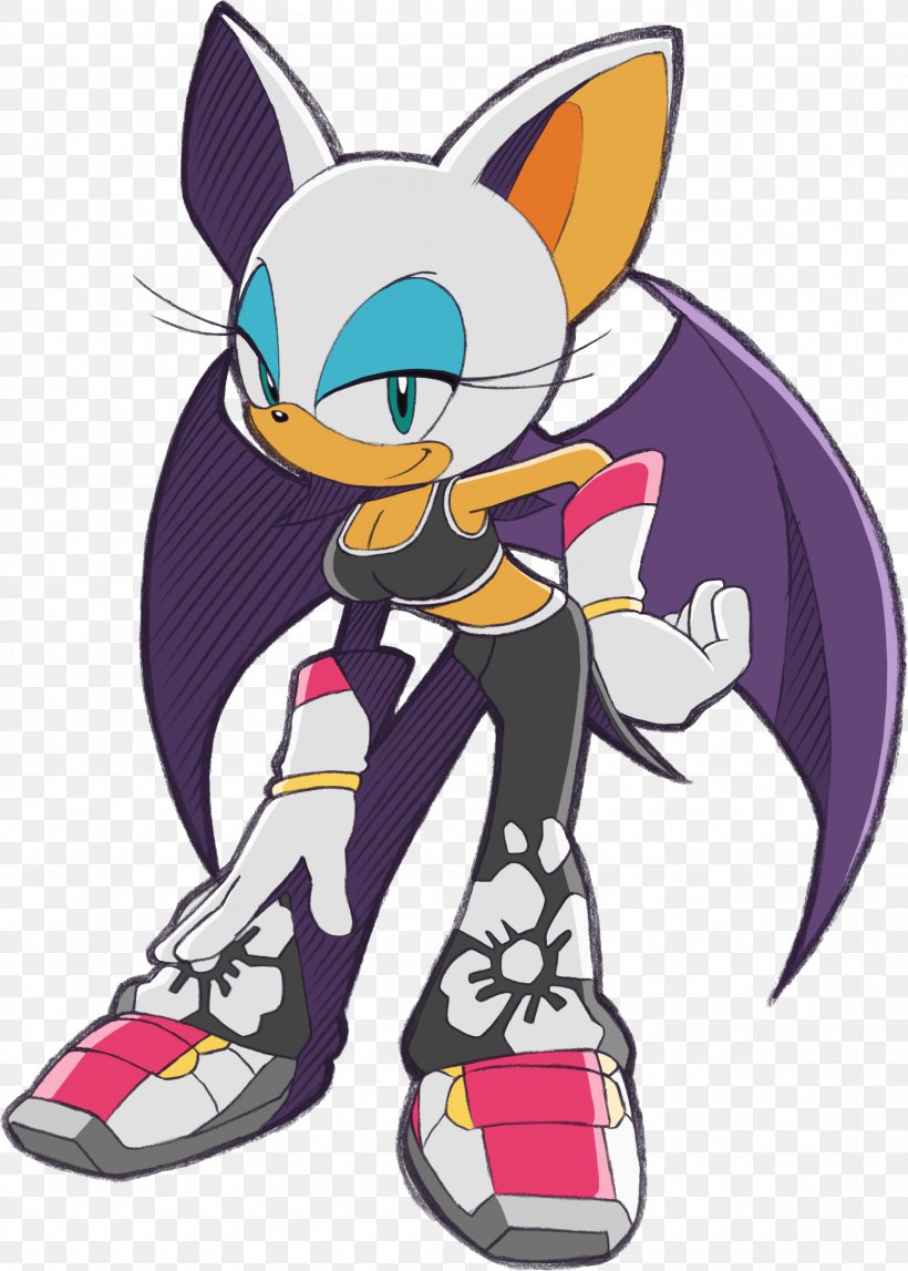 Sonic Riders Rouge The Bat Sonic Battle Sonic Adventure 2 Shadow The Hedgehog, PNG, 2299x3216px, Watercolor, Cartoon, Flower, Frame, Heart Download Free