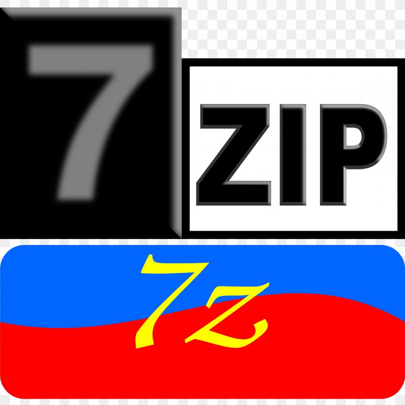 7-Zip 7z File Archiver, PNG, 2400x2400px, Zip, Area, Brand, Computer, Computer Software Download Free