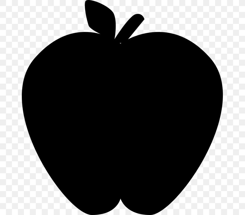 Apple II Clip Art, PNG, 673x720px, Apple Ii, Apple, Black, Black And White, Fruit Download Free