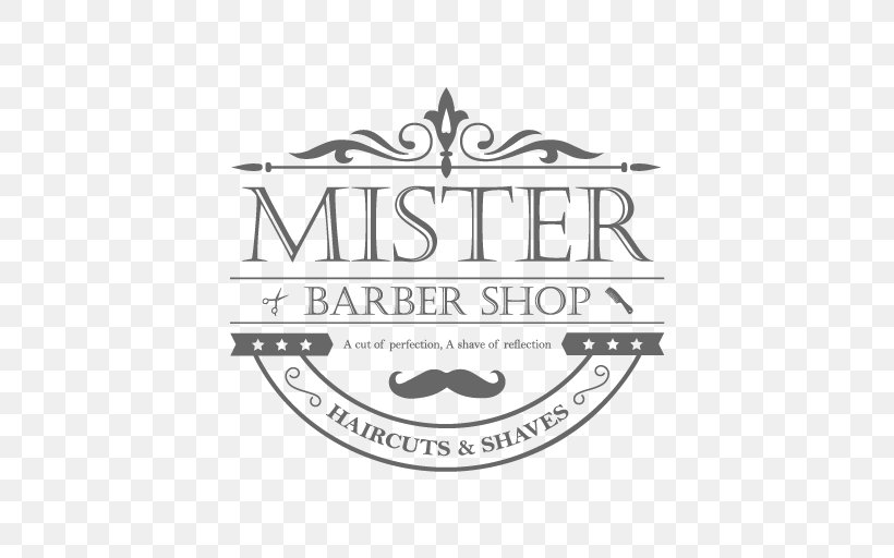Mr. Barber Shop Mister Barber Shop Beard Hair, PNG, 512x512px, Barber, Beard, Beauty, Black And White, Brand Download Free