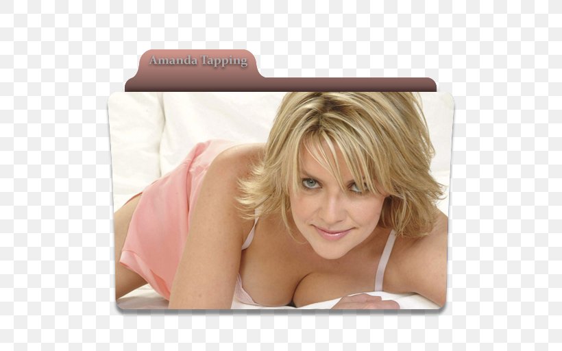 Amanda Tapping Blond Brown Hair Pink, PNG, 512x512px, Watercolor, Cartoon, Flower, Frame, Heart Download Free
