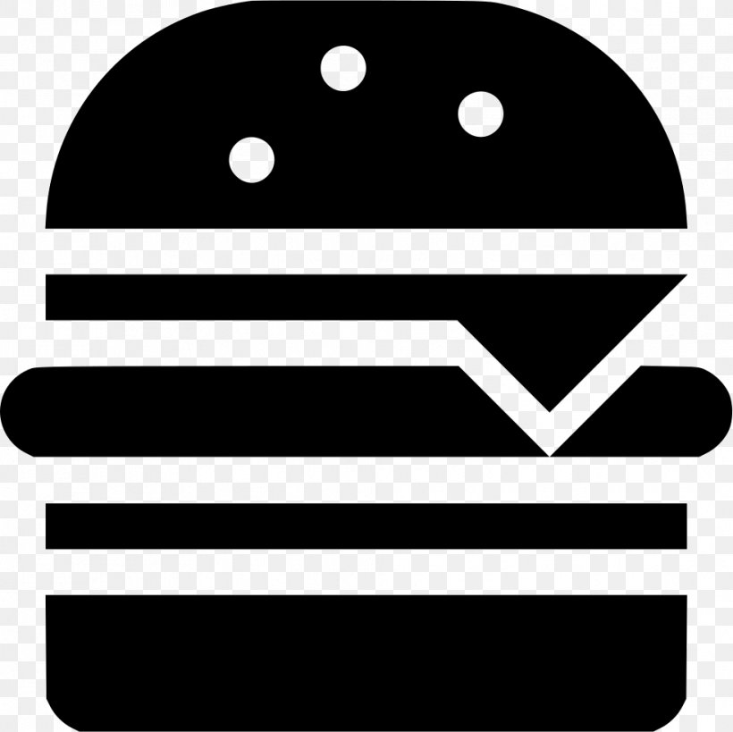 Hamburger Button Fast Food McDonald's, PNG, 981x980px, Hamburger, Area, Black, Black And White, Fast Food Download Free
