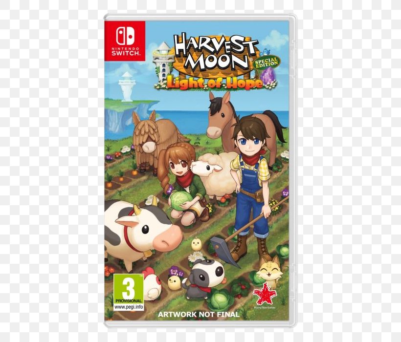 Harvest Moon: Light Of Hope Nintendo Switch The Legend Of Zelda: Collector's Edition Video Games, PNG, 700x700px, Harvest Moon Light Of Hope, Game, Grass, Harvest Moon, Legend Of Zelda Download Free