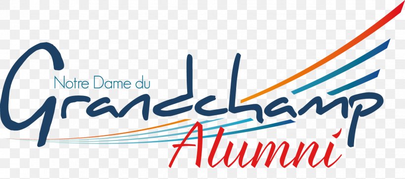 Logo Brand Alumnus Route De Baduel Notre Dame Du Grandchamp, PNG, 1839x812px, Logo, Alumnus, Area, Blue, Brand Download Free