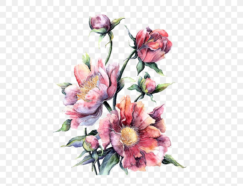 Watercolour Flowers Watercolor Painting Floral Design, PNG, 480x628px, Watercolour Flowers, Art, Artificial Flower, Botanical Illustration, Cut Flowers Download Free