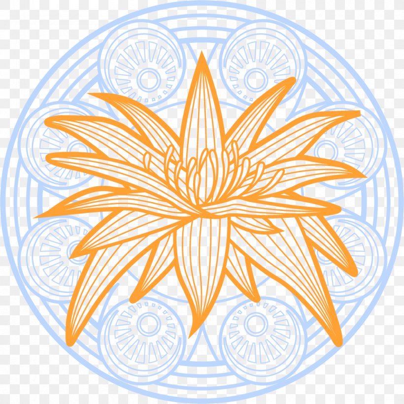 Clip Art Symmetry Pattern Illustration Flower, PNG, 1000x1000px, Symmetry, Area, Flower, Line Art, Point Download Free