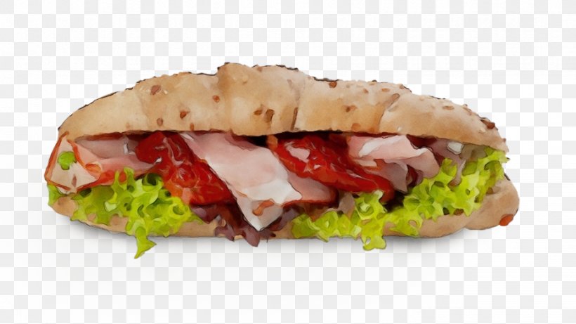 Food Cuisine Dish Submarine Sandwich Ham And Cheese Sandwich, PNG, 924x520px, Watercolor, Bocadillo, Ciabatta, Cuisine, Dish Download Free