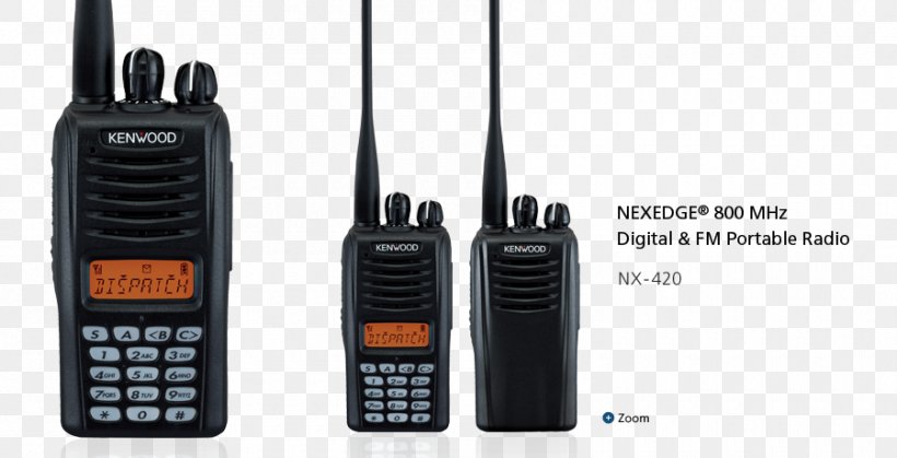 Walkie-talkie Kenwood Corporation Two-way Radio Ultra High Frequency, PNG, 900x460px, Walkietalkie, Amateur Radio, Analog Signal, Communication Accessory, Communication Device Download Free