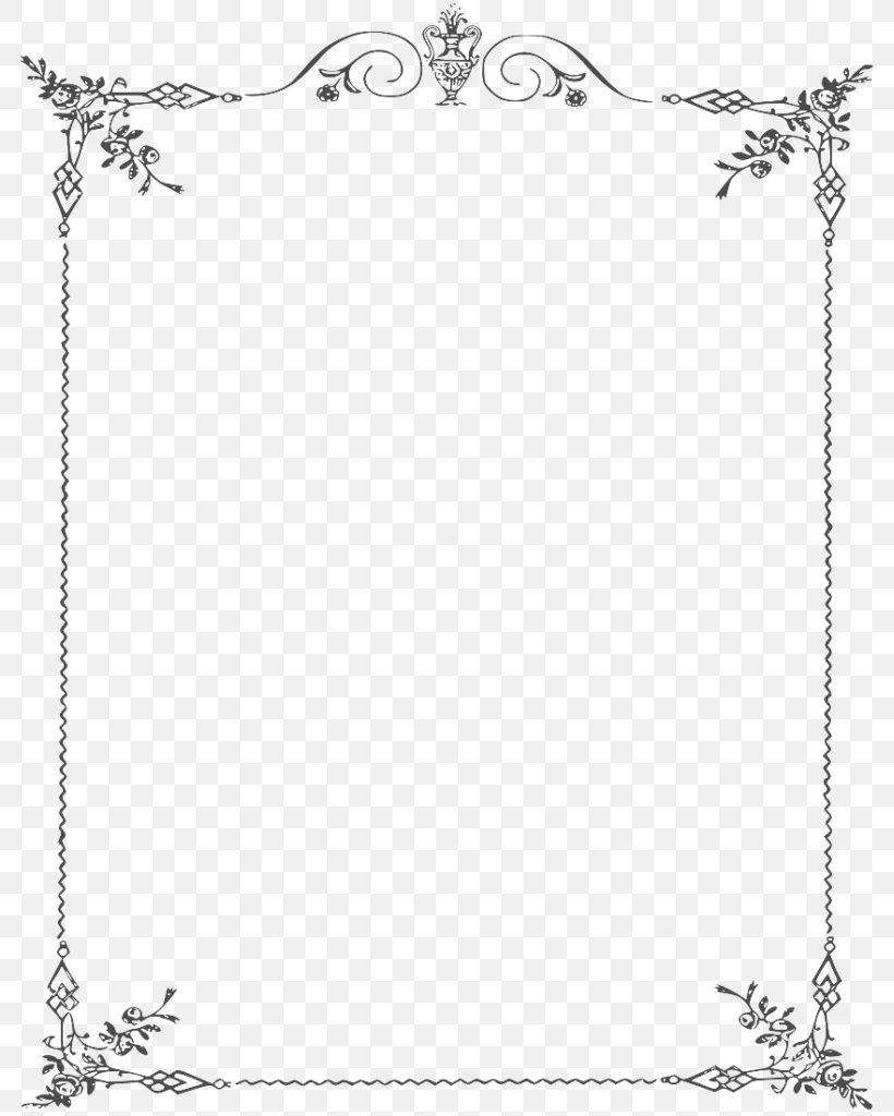 Clip Art, PNG, 791x1024px, Document, Area, Black And White, Body Jewelry, Border Download Free