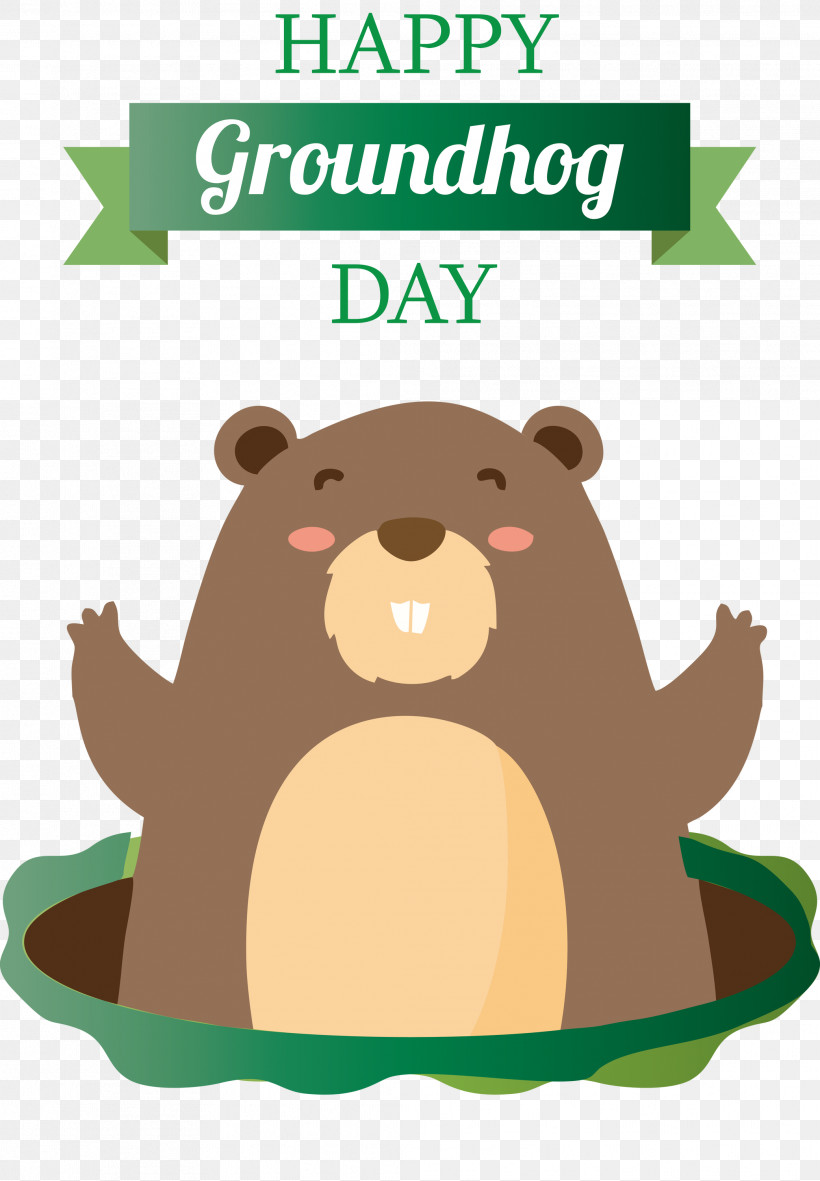 Groundhog Groundhog Day Happy Groundhog Day, PNG, 2082x3000px, Groundhog, Animal Figure, Bear, Beaver, Brown Bear Download Free