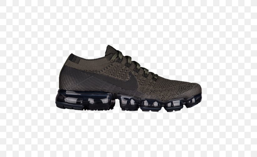Nike Air VaporMax 2 Men's Flyknit Sports Shoes Air Jordan, PNG, 500x500px, Nike, Air Jordan, Athletic Shoe, Black, Clothing Download Free