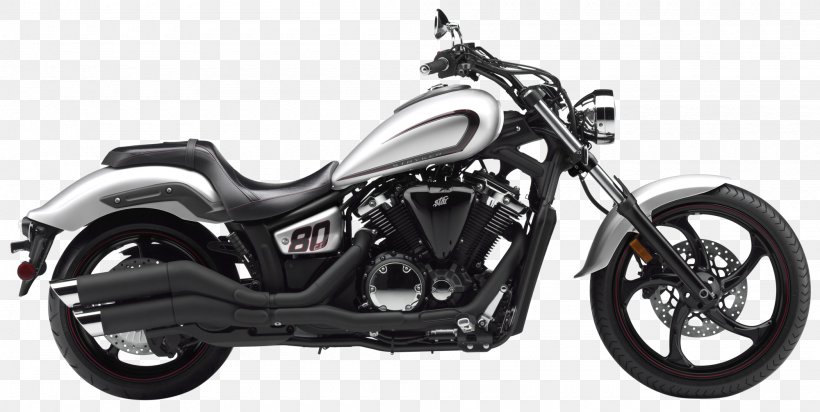 Yamaha Motor Company Yamaha V Star 1300 Star Motorcycles Cruiser, PNG, 2000x1007px, Yamaha Motor Company, Automotive Design, Automotive Exhaust, Automotive Exterior, Car Download Free