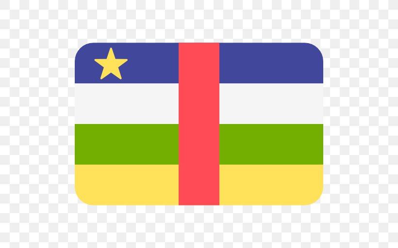 Flag Of The Central African Republic Ubangi-Shari National Flag, PNG, 512x512px, Central African Republic, Africa, Area, Brand, Flag Download Free
