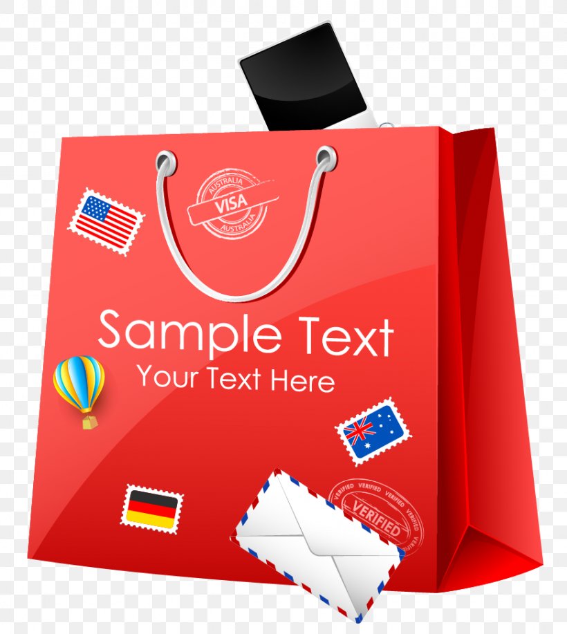 Paper Bag Red, PNG, 871x975px, Bag, Advertising, Brand, Handbag, Logo Download Free