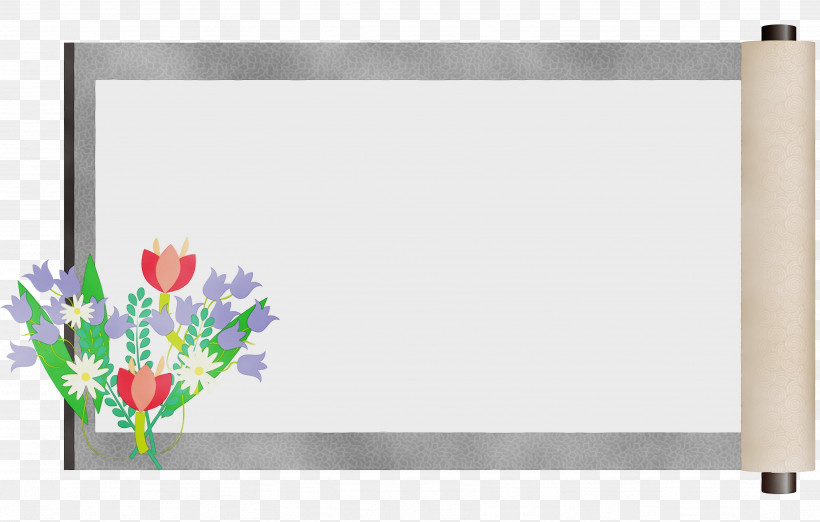 Floral Design, PNG, 3487x2220px, Scroll Frame, Art Frame, Film Frame, Floral Design, Geometry Download Free