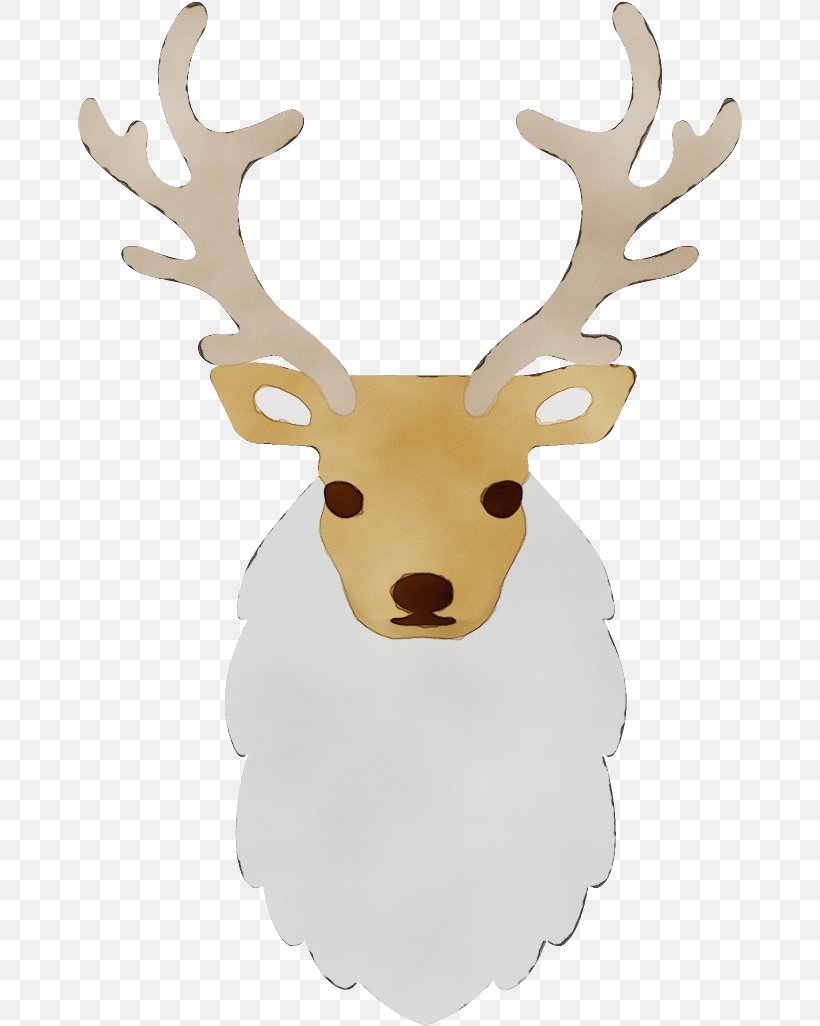 Reindeer, PNG, 664x1026px, Watercolor, Antler, Deer, Elk, Fawn Download Free