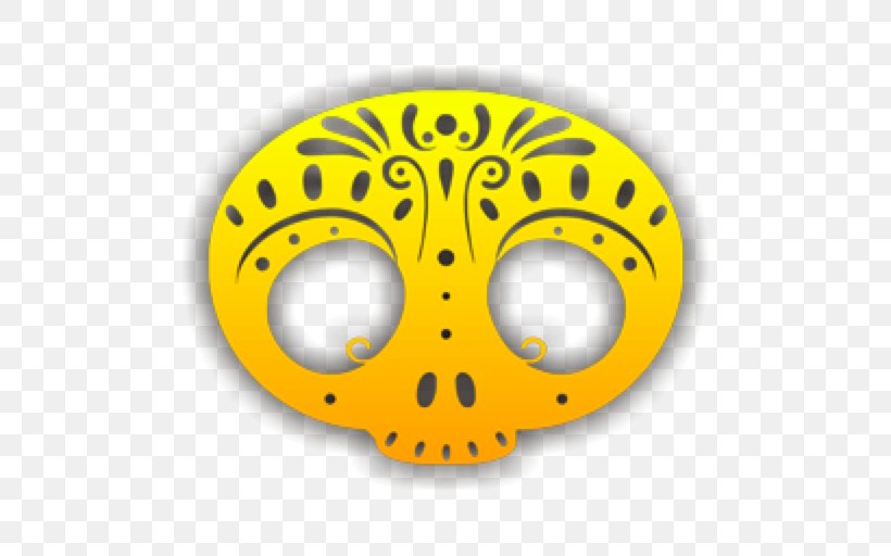 Smiley Emoticon Day Of The Dead, PNG, 512x512px, Smiley, Calaca, Candle, Day Of The Dead, Emoji Download Free